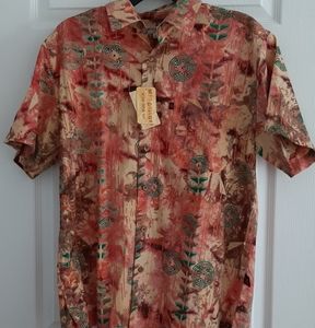 Mad Gringo 100% Cotton Short Sleeve Hawaiian Shirt. Bin 30
